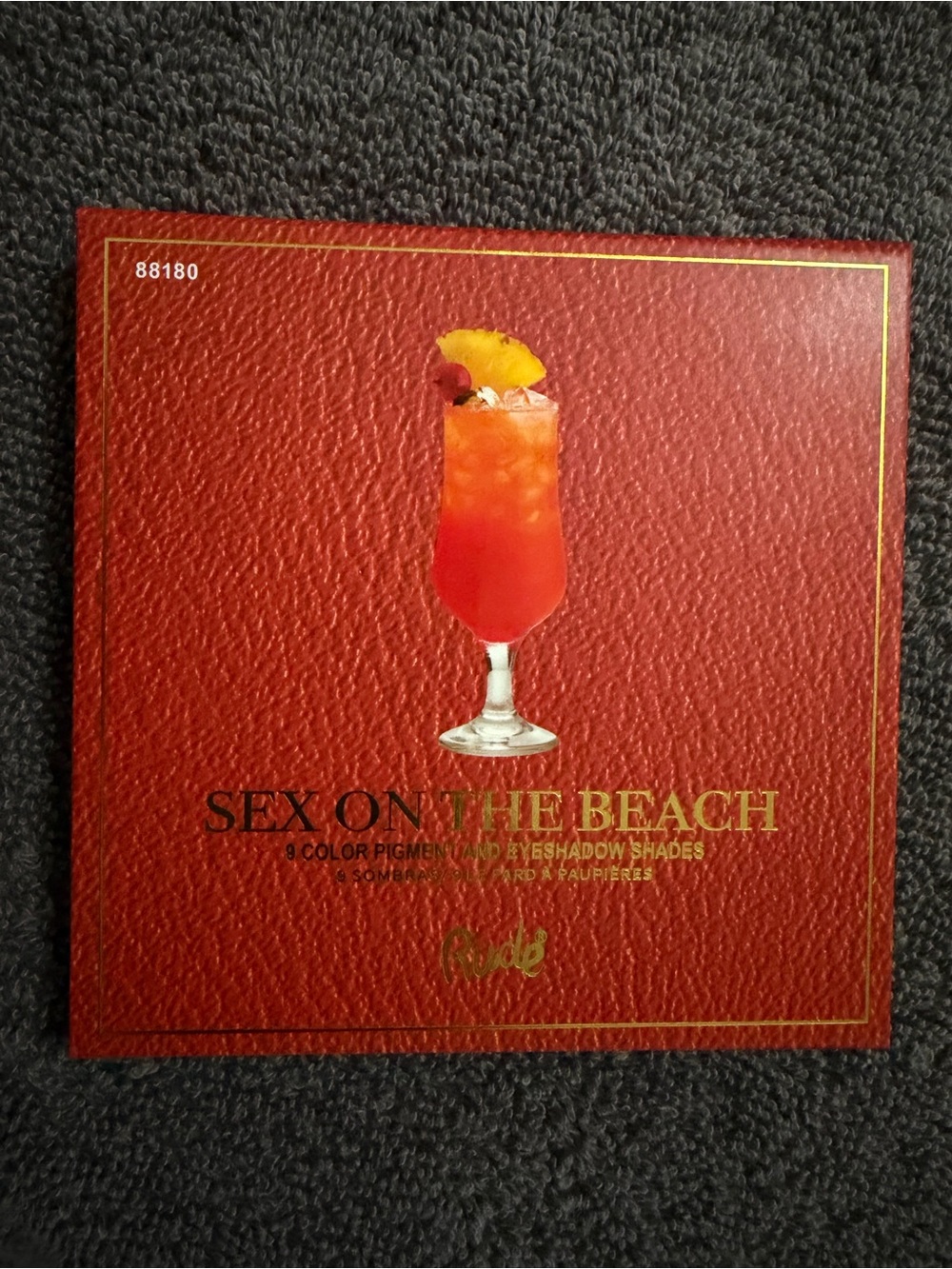 Rude Sex On The Beach Eyeshadow Palette Cocktail Party Collection Blitzed Buzzed
